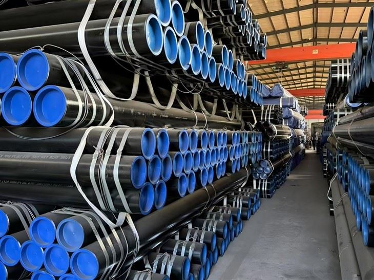ASTM A53 ERW Black Varnish Steel Pipe suppliers