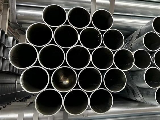 Hot-Dip Galvanized ERW Round Steel Pipe For Fencing & Scaffolding factory